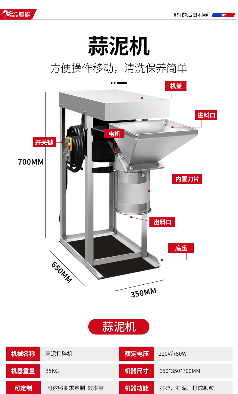 太阳集团切葱机产品参数2