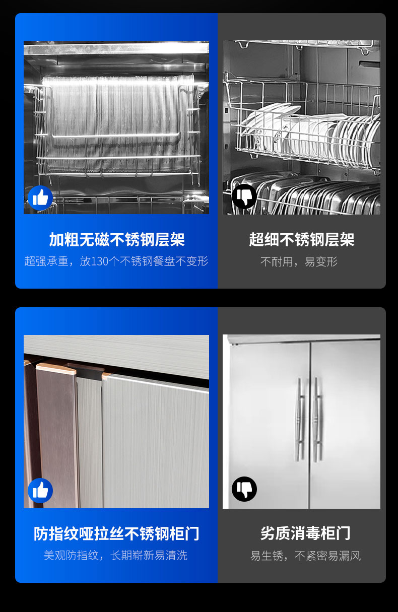 太阳集团热风消毒柜与其他消毒柜对比2
