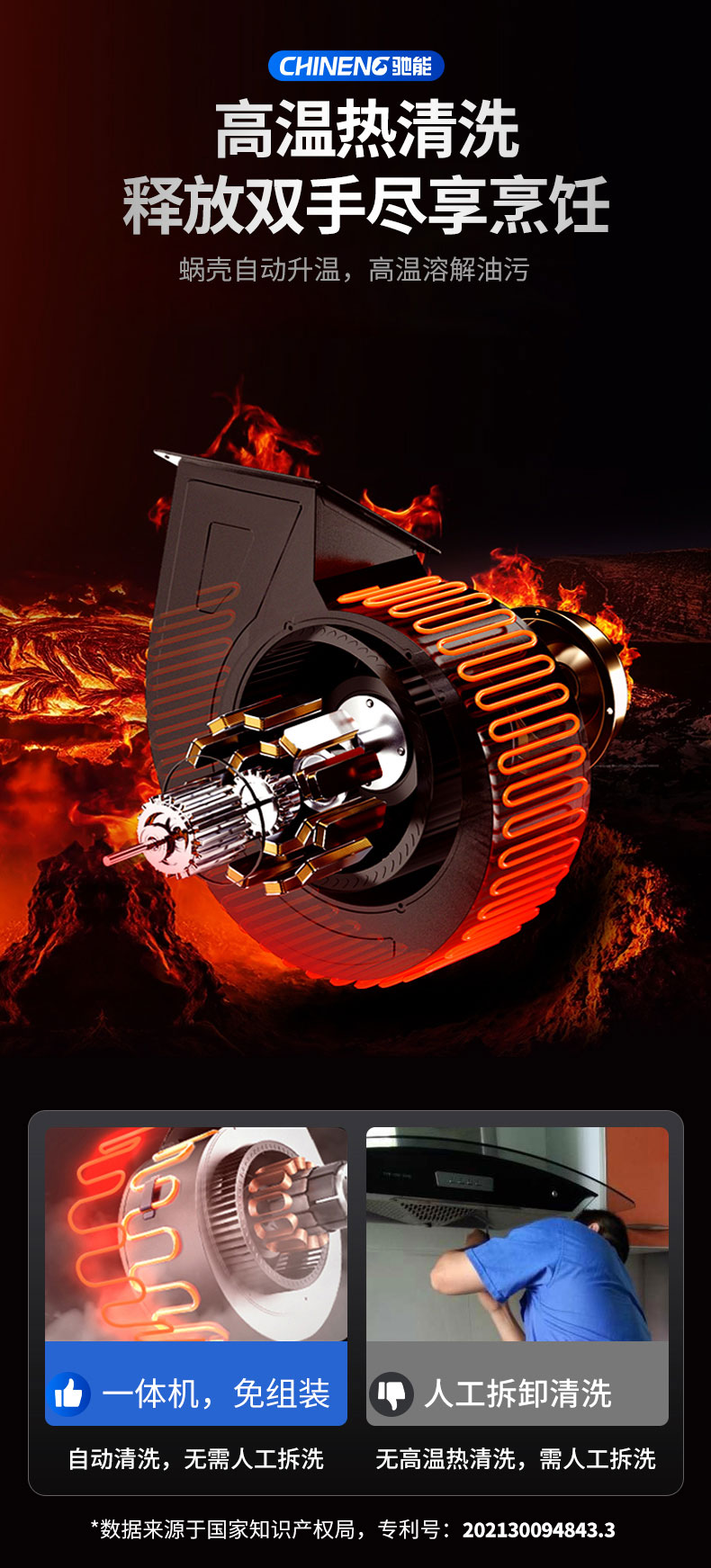 太阳集团变频油烟机高温热清洗 太阳集团变频油烟机高温热清洗