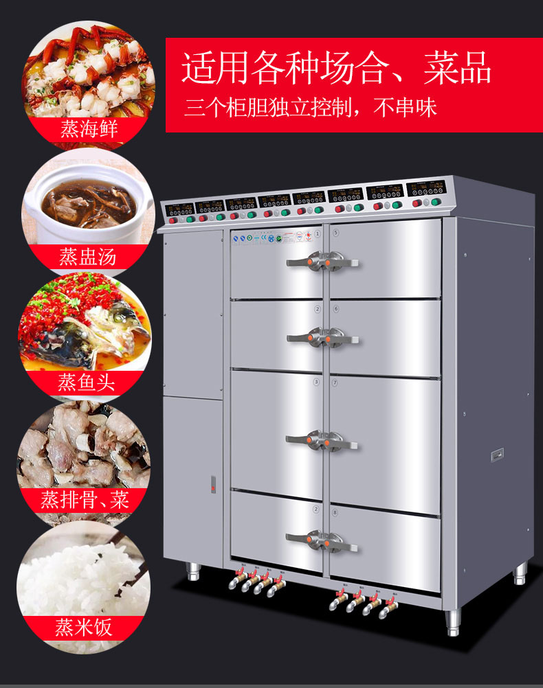 太阳集团多门蒸柜