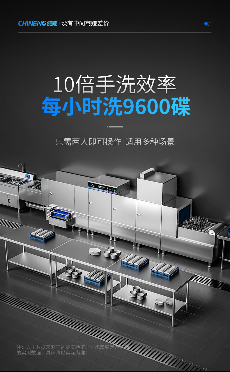 太阳集团长龙洗碗机每小时洗9600碟 太阳集团长龙洗碗机每小时洗9600碟